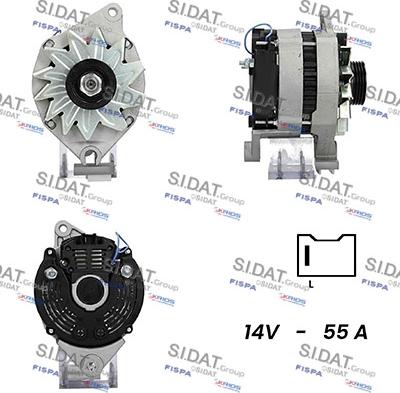 Sidat A12VA0797A2 - Alternatore autozon.pro