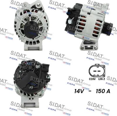 Sidat A12VA1094 - Alternatore autozon.pro