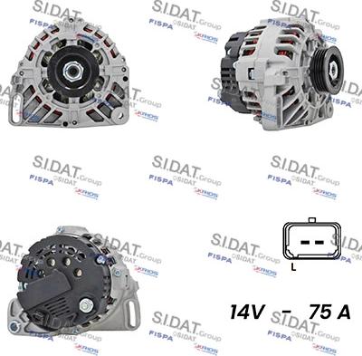 Sidat A12VA1011A2 - Alternatore autozon.pro