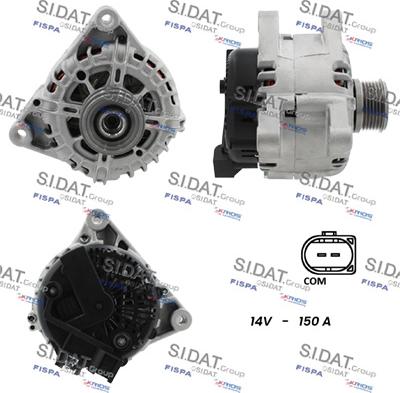 Sidat A12VA1183A2 - Alternatore autozon.pro