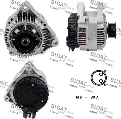 Sidat A12VA1132A2 - Alternatore autozon.pro