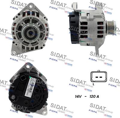 Sidat A12VA1170 - Alternatore autozon.pro