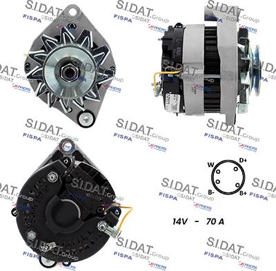 Sidat A12VA1177A2 - Alternatore autozon.pro