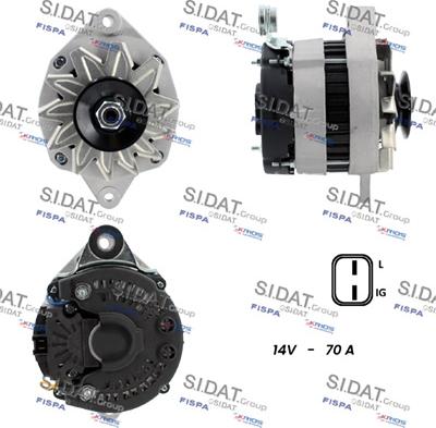 Sidat A12VA1289A2 - Alternatore autozon.pro