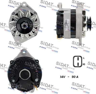 Sidat A12VA1288A2 - Alternatore autozon.pro