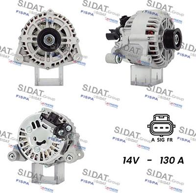 Sidat A12VS0585A2 - Alternatore autozon.pro