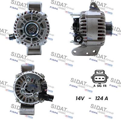 Sidat A12VS0088A2 - Alternatore autozon.pro