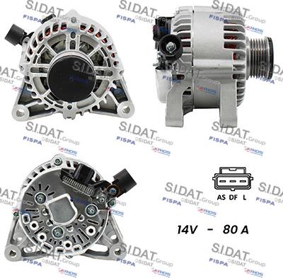 Sidat A12VS0021A2 - Alternatore autozon.pro