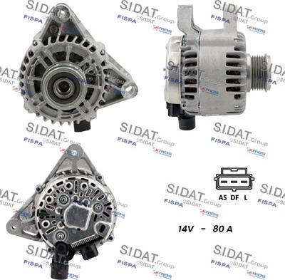 Sidat A12VS0021 - Alternatore autozon.pro