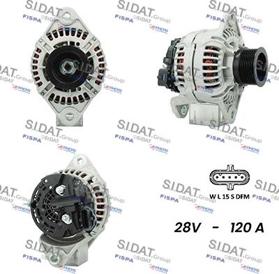 Sidat A24BH0090AS - Alternatore autozon.pro