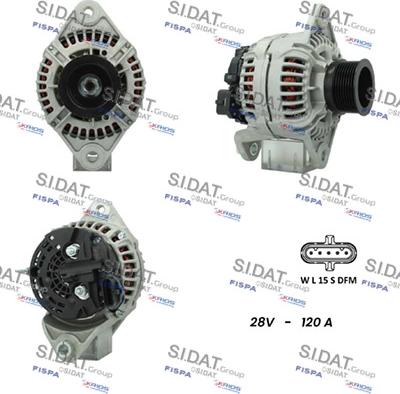 Sidat A24BH0090 - Alternatore autozon.pro