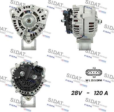 Sidat A24BH0044AS - Alternatore autozon.pro