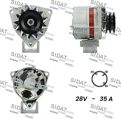 Sidat A24BH0003A2 - Alternatore autozon.pro