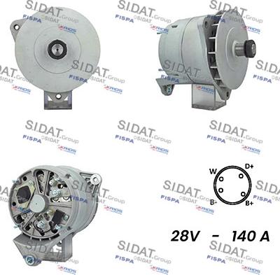 Sidat A24BH0080A2 - Alternatore autozon.pro