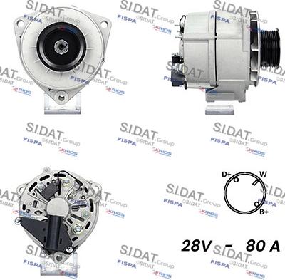 Sidat A24BH0034A2 - Alternatore autozon.pro