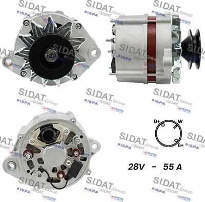 Sidat A24BH0024A2 - Alternatore autozon.pro