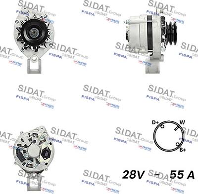 Sidat A24BH0076A2 - Alternatore autozon.pro