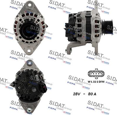 Sidat A24BH0181 - Alternatore autozon.pro