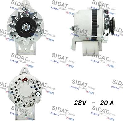 Sidat A24MH0020A2 - Alternatore autozon.pro