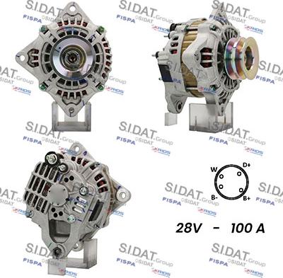 Sidat A24MH0108A2 - Alternatore autozon.pro