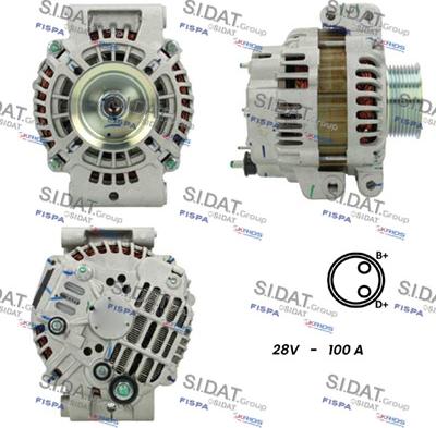 Sidat A24MH0110 - Alternatore autozon.pro