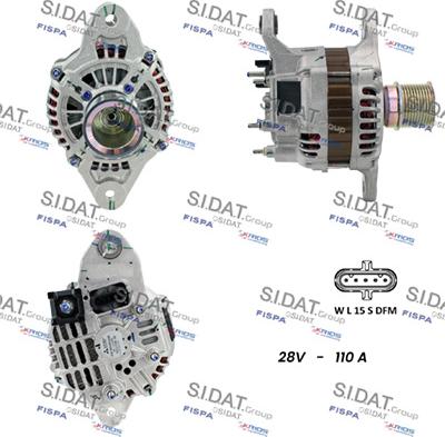 Sidat A24MH0127 - Alternatore autozon.pro