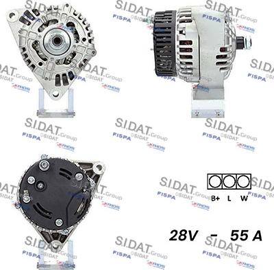 Sidat A24ML0058 - Alternatore autozon.pro