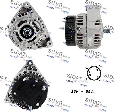 Sidat A24ML0030 - Alternatore autozon.pro