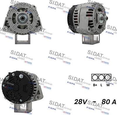 Sidat A24ML0125A2 - Alternatore autozon.pro