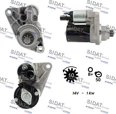 Sidat S12BH0093 - Motorino d'avviamento autozon.pro