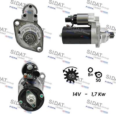 Sidat S12BH0028A2 - Motorino d'avviamento autozon.pro