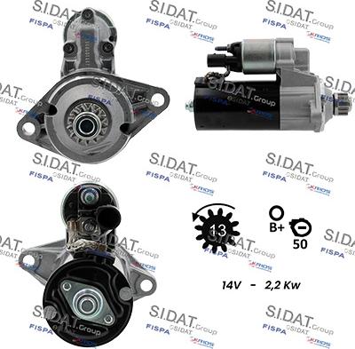 Sidat S12BH0145 - Motorino d'avviamento autozon.pro