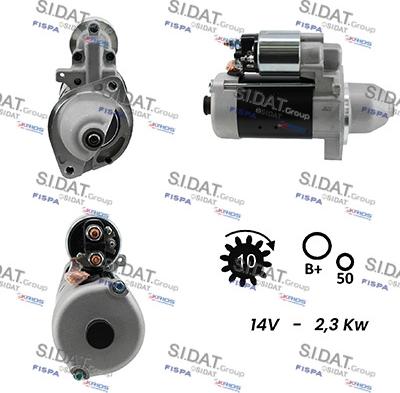 Sidat S12BH0357A2 - Motorino d'avviamento autozon.pro