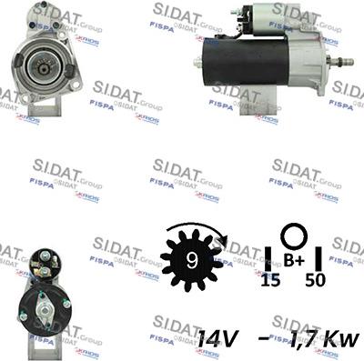 Sidat S12BH0230A2 - Motorino d'avviamento autozon.pro