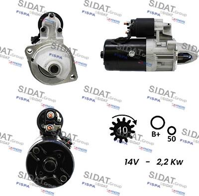 Sidat S12BH0271A2 - Motorino d'avviamento autozon.pro