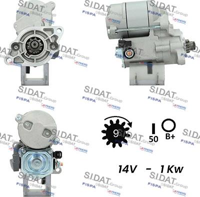 Sidat S12DE0158A2 - Motorino d'avviamento autozon.pro