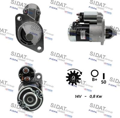 Sidat S12HT0567A2 - Motorino d'avviamento autozon.pro