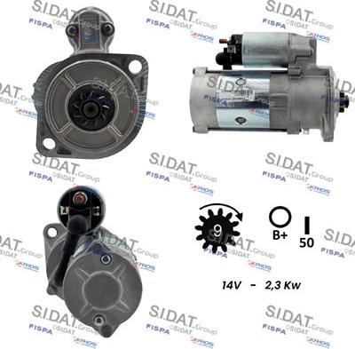 Sidat S12HT0875A2 - Motorino d'avviamento autozon.pro