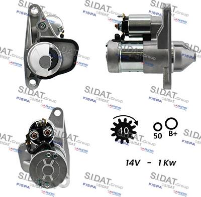 Sidat S12HT0366A2 - Motorino d'avviamento autozon.pro