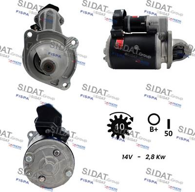 Sidat S12LU0154 - Motorino d'avviamento autozon.pro