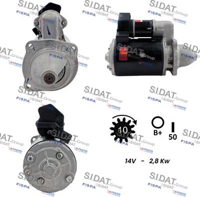 Sidat S12LU0292 - Motorino d'avviamento autozon.pro