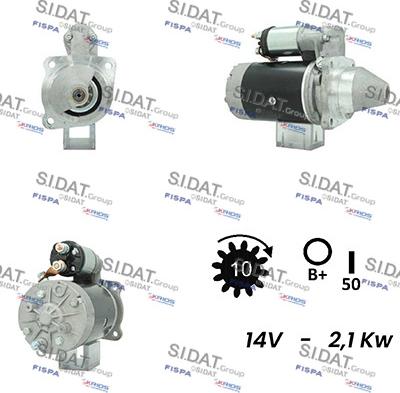 Sidat S12LU0717A2 - Motorino d'avviamento autozon.pro