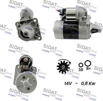 Sidat S12MA0044A2 - Motorino d'avviamento autozon.pro