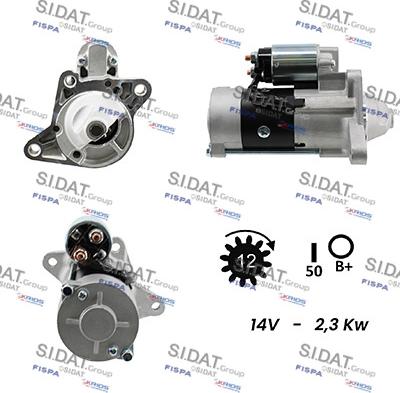 Sidat S12MH0407 - Motorino d'avviamento autozon.pro