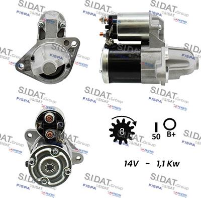 Sidat S12MH0541 - Motorino d'avviamento autozon.pro