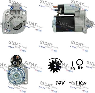 Sidat S12MH0687A2 - Motorino d'avviamento autozon.pro