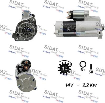 Sidat S12MH0041A2 - Motorino d'avviamento autozon.pro