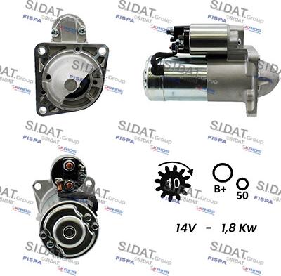 Sidat S12MH0064A2 - Motorino d'avviamento autozon.pro