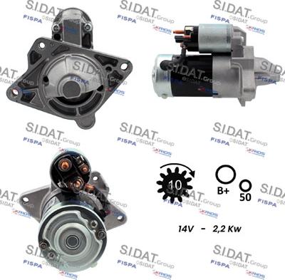 Sidat S12MH0021 - Motorino d'avviamento autozon.pro