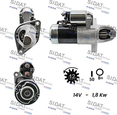 Sidat S12MH0164A2 - Motorino d'avviamento autozon.pro